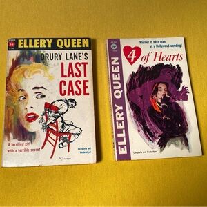 Ellery Queen Books lot of 2.